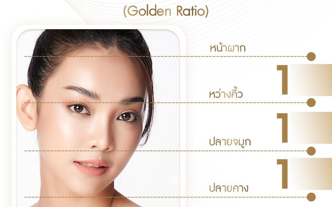 Face Golden Ratio หรือสัดส่วนทองคำบนใบหน้า